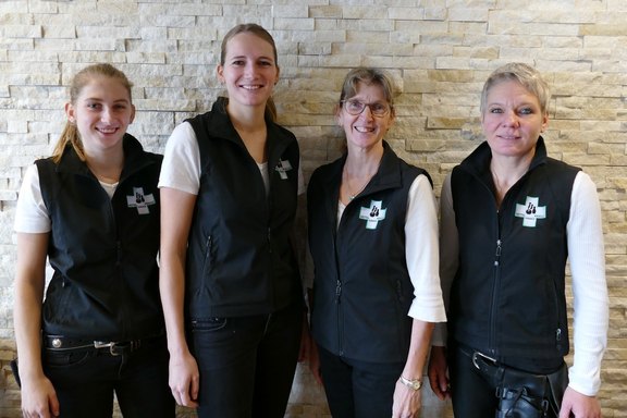 Mitarbeiterinnen des Restaurant Kreuz in Haag